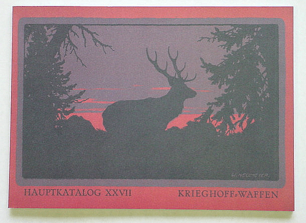 Vintage Krieghoff Soft Cover Catalog **All in German**